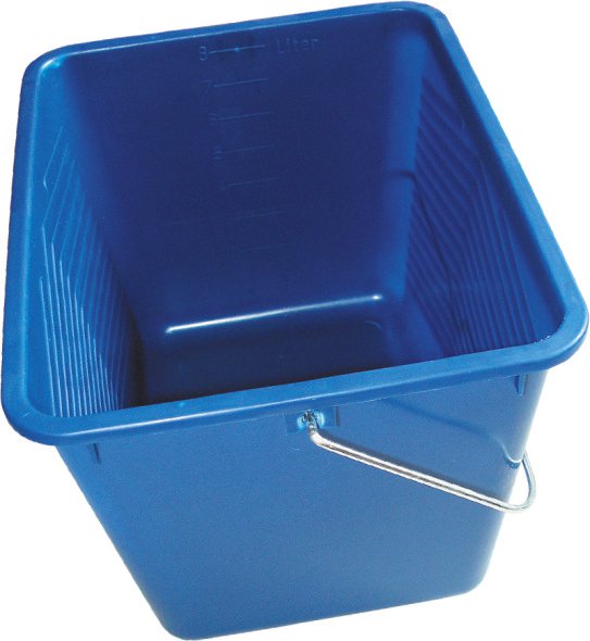 Spokar plastový kbelík hranatý, objem 8l.