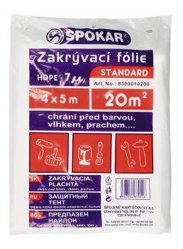 Spokar zakrývací fólie 4x5m standard.